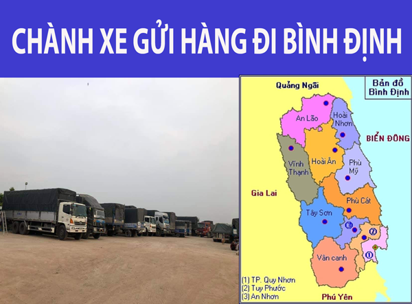 nhà xe chuyển hàng đi Bình Định