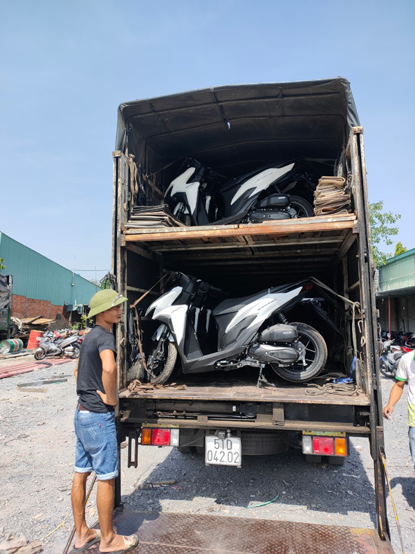 Vận chuyển xe máy đi Bình Định