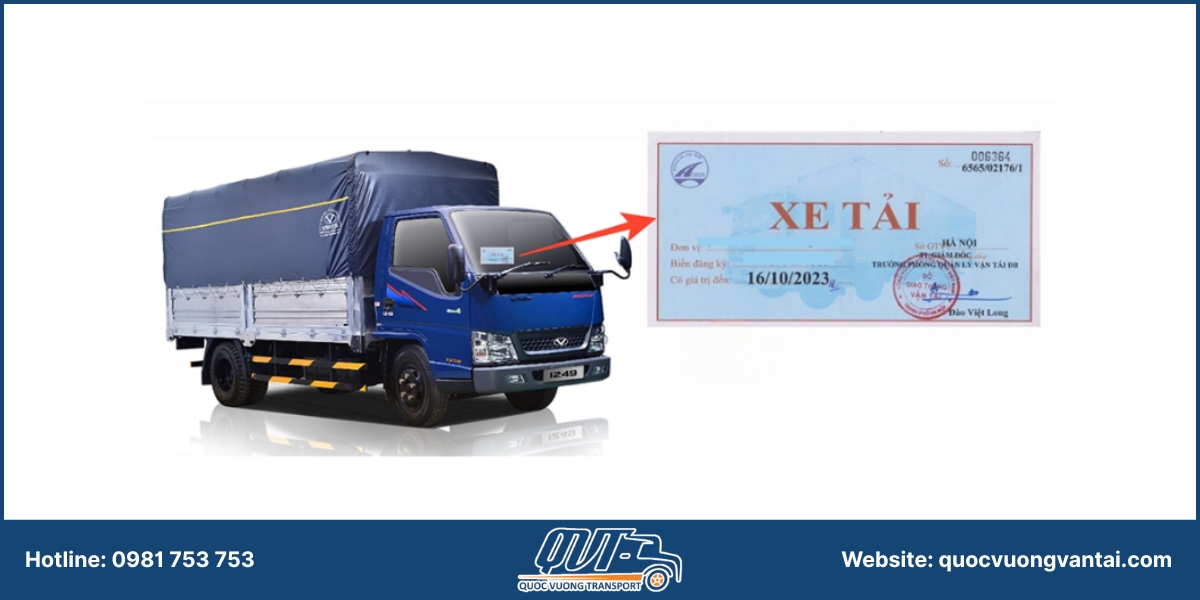 Khái niệm phù hiệu xe tải